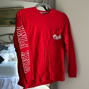 Victoria’s Secret PINK red long sleeve shirt